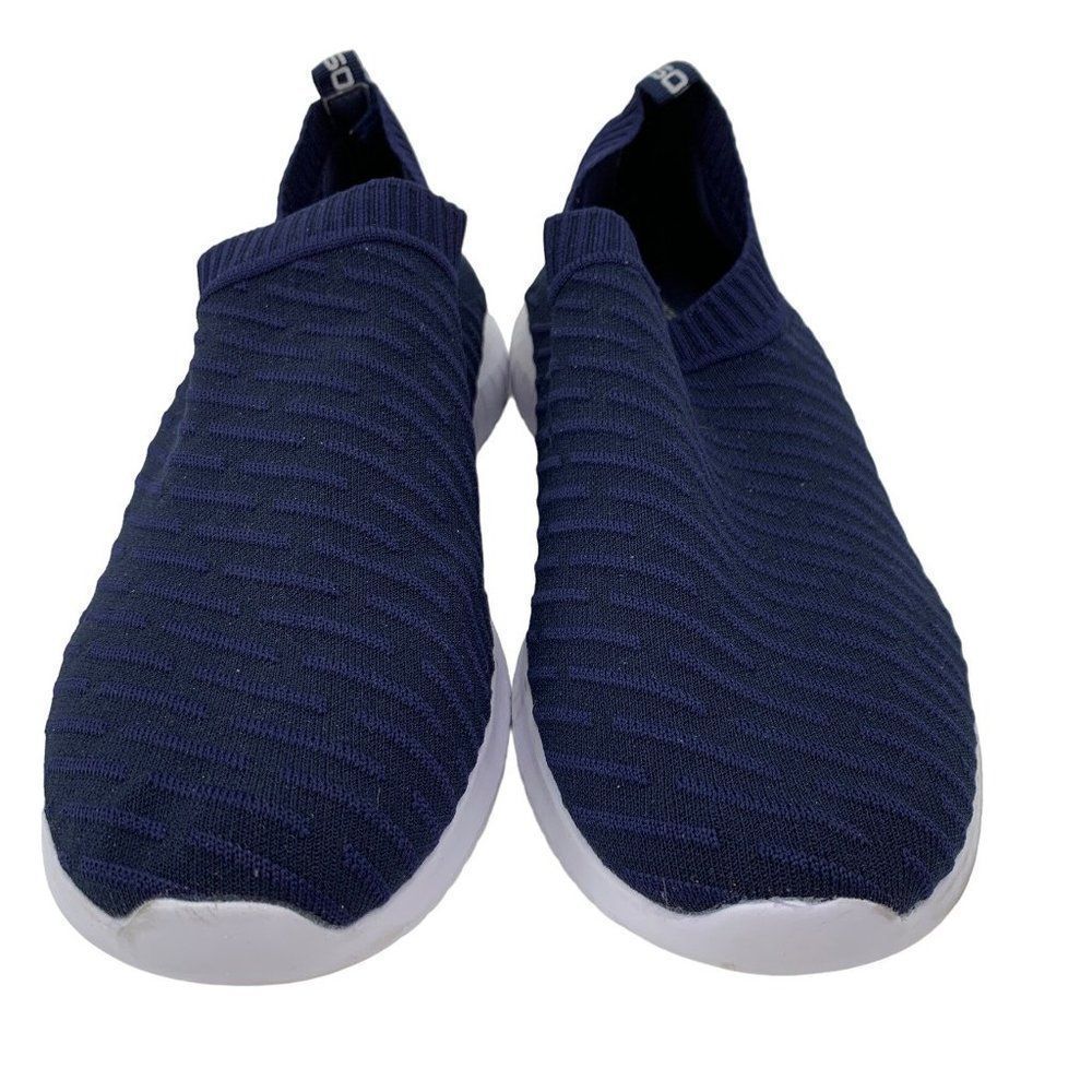 Tiosebon Mens Size 45 Ch 10.5 US Walk Run Shoes Lightweight Mesh Navy 2316